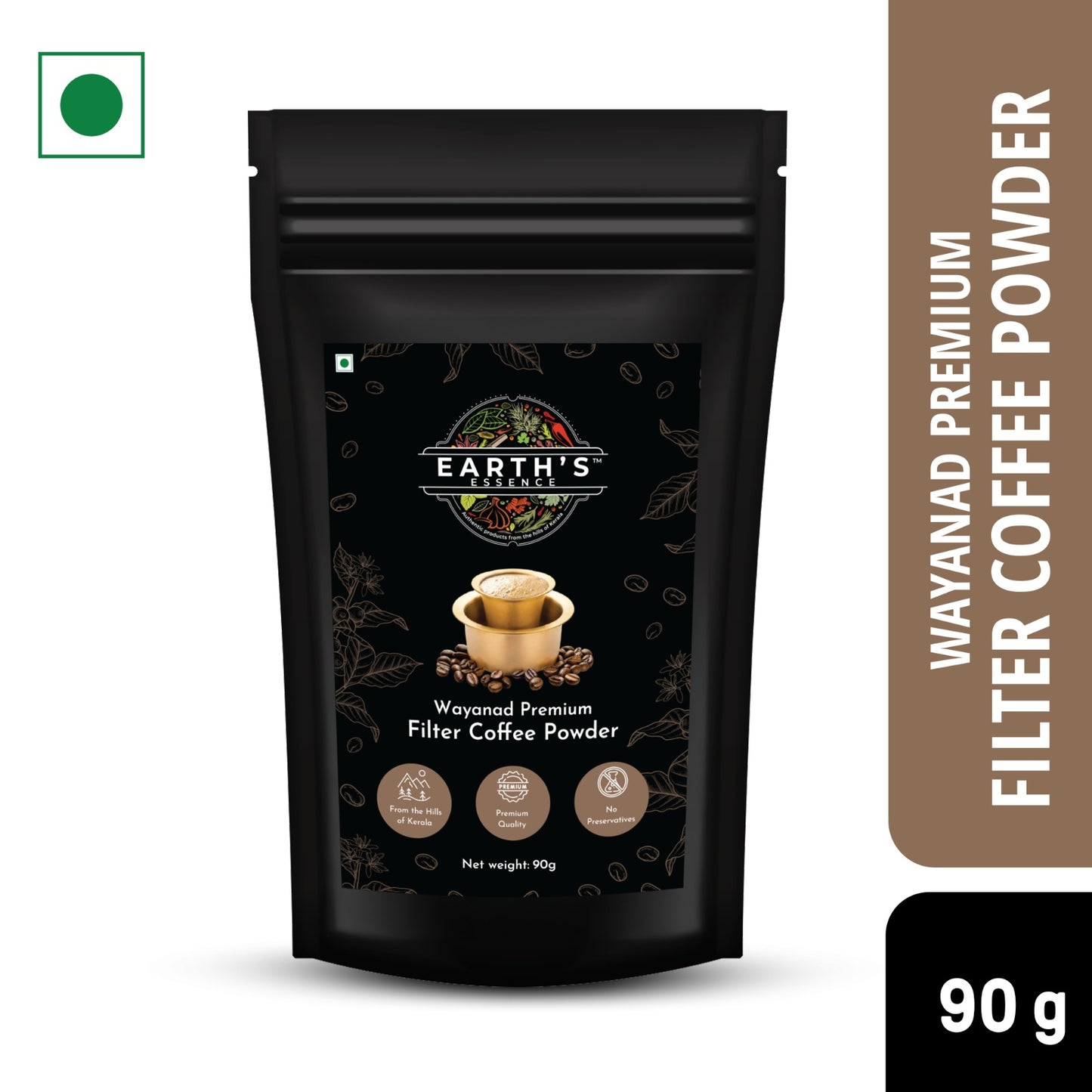 Premium Wayanadan Filter Coffee Powder – Organically Grown in Kerala's Western Ghats