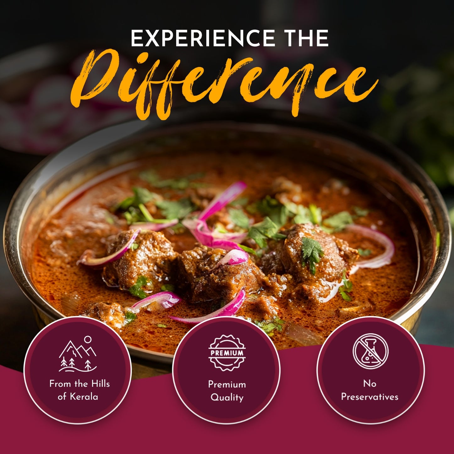 Earth's Essence Premium Meat Masala- Blended to perfection from the western ghats of Kerala